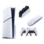 Sony Playstation 5 Slim Cd Edition + 2. DualSense Ps5 Kol + Sarj istasyonu + Medya Kumandası (EURASİA GARANTİLİ)
