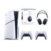 Sony PlayStation 5 Slim CD Edition Oyun Konsolu + 2 DualSense + Şarj İstasyonu + 3D Kulaklık