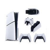 Sony PlayStation 5 Slim CD Edition Oyun Konsolu + 2 DualSense + Şarj İstasyonu + PS5 Kamera