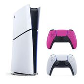 Sony PlayStation 5 Slim Digital Edition 1 TB Oyun Konsolu + Beyaz Pembe 2 DualSense
