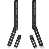 Soundbar Braketi, Çıkarılabilir Uzun ve Kısa Uzatma Kolu ile TV'nin Üstüne veya Altına Montaj için Soundbar Braketi TV, XINLEI SBR301 tarafından 10 kg'a kadar Soundbar için Soundbar Duvar Braketi