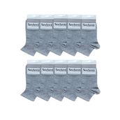 SOYTEMİZ Erkek Patik Çorap Cotton Gri 10 Çift