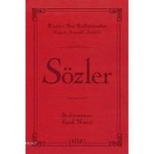 SÖZLER (ÇANTA BOY) LÜGATLI, KAYNAKLI, İNDEKSLİ - BEDİÜZZAMAN SAID NURSI