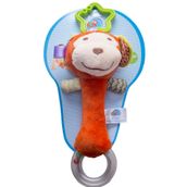 Sozzy Toys SZY113 Halkalı Maymunum Peluş Çıngırak
