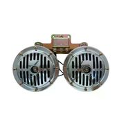 Space Dı Dıt Korna 12V Roleli Super Ton Büyük 13Mm Nikel Set / Ssko64