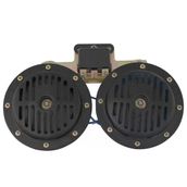 Space Dı Dıt Korna 12V Roleli Super Ton Büyük 13Mm Siyah Set / Ssko63