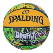 Spalding Basketbol Topu 2021 Green Yellow Graffiti Size:7 84374Z