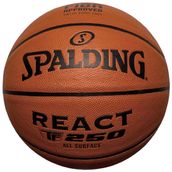 Spalding React FIBA TF 250 76967Z, üniseks basketbol topu, turuncu, 7 EU