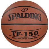 Spalding TF-150 Kahverengi Basketbol Topu 7 Numara Dayanıklı PU Deri ile Yüksek Performans