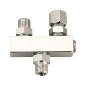 Sparmax Airbrush Komprosör Bağlantısı için 1/4 İkili Çoklayıcı