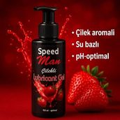 Speed Man Çilekli Jel 150 ml Uzun Süreli Etki Kayganlaştırıcı Su Bazlı Formül