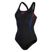 Speedo 8-00305814836 Siyah Plmt Msbk Af Black Red Kadın Yüzücü Mayosu