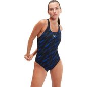 Speedo Hyperboom Allover Medalist Kadın Yüzücü Mayosu