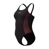 SPEEDO Placement Muscleback Swimsuit Kadın Mayo, renkli, 32