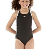Speedo Siyah Superiority Msbk Jf Çocuk Yüzme Mayosu