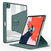 Spia Apple iPad Mini 2021 (6.Nesil) Kılıf Koyu yeşil Zen Dönebilen Standlı Tablet Kılıf Kapak Orijinal Esnek Dayanıklı Darbe Karşıtı Koruyucu Yeni Nesil Tasarım (Apple iPad Mini 2021 (6.Nesil), Koyu yeşil)