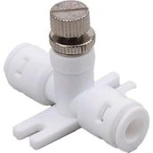 Spring Water 1/4 inç Check Valf Su Akış Ayarlanabilir Vana Regülatörü