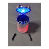 SS Oto Universal 7 Renkli RGB Led Işıklı Lüx Oto Küllük Kapaklı Spor Araç İçi Küllük Araba Küllüğü