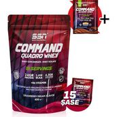 SSN Sports Style Nutrition SSN Command Quadro Whey Protein Tozu 450 Gr 15 Şase Çilekli - --