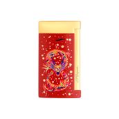 St Dupont 027776 Slim 7 Chrome Golden Dragon Red Çakmak
