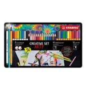 Stabilo 87/3193 Metal Kutu 36'lı Arty Kreatif Set