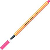Stabilo 88 Point 0.4 MM Fosforlu Kırmızı 88/040 Keçe Uçlu İnce Kalem