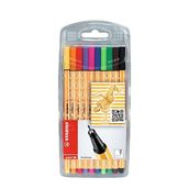 Stabilo DR05032027Point 88 ince 10 renk askılı paket keçe uçlu kalem