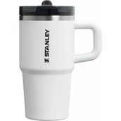 Stanley Quencher ProTour Flip Straw Tumbler Beyaz Siyah 0.60 lt Pipetli Termos Bardak