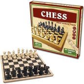 Star Chess Plastik Taşlı Ahşap Satranç Takımı