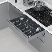 Starax 2289-A Antrasit 74x49cm Plastik Kaşıklık