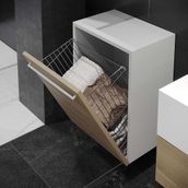 Starax 45 cm Krom Modül Kapağa Monte Demonte Çamaşır Sepeti