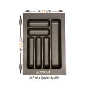 Starax S-2283-G Gri Plastik Kaşıklık