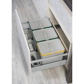 Starax S-2532-G 60 cm Manuel Çekmece İçi Çöp Kovası