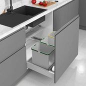 Starax S-2565-G 90'lık Otomatik Çekmece İçi Çöp Kovası