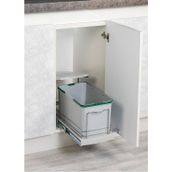 Starax S-2573-G Raylı Plastik Gövde 16 l Gri Çöp Kovası