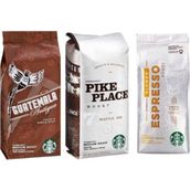 Starbucks 3x Guatemala & Espresso Blond & Pike Place Çekirdek Kahve - 3 Adet