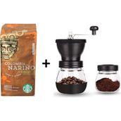 Starbucks Colombia Çekirdek Kahve 250 gr + Kahve Değirmeni - Çekirdek (Öğütülmemiş)