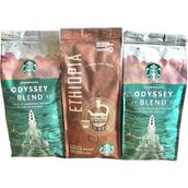 Starbucks Ethiopia & 2 Adet Odyssey Blend Filtre Kahve 3 x 250 gr - 750 gr - French Press