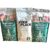 Starbucks Pike Place & 2 Adet Odyssey Blend Filtre Kahve 3 x 250 gr - 750 gr - French Press