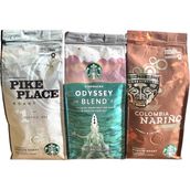 Starbucks Pike Place & Odyssey Blend & Colombia Filtre Kahve 3 x 250 gr - 750 gr - French Press