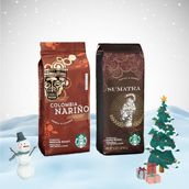 Starbucks Yılbaşı Paketi Çekirdek Kahve Sumatra ve Colombia Narino 250 gr - 1 Adet