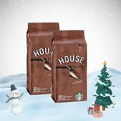 Starbucks Yılbaşı Paketi House Blend Çekirdek Kahve 250 G x 2 - 1 Adet
