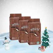 Starbucks Yılbaşı Paketi House Blend Çekirdek Kahve 250 G x 3 - 1 Adet