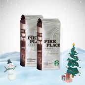Starbucks Yılbaşı Paketi Pike Place Roast Çekirdek Kahve 250 gr x 2 - 1 Paket - Kavrulmuş Çekirdek
