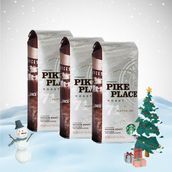 Starbucks Yılbaşı Paketi Pike Place Roast Çekirdek Kahve 250 gr x 3 - 1 Paket - Kavrulmuş Çekirdek