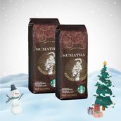 Starbucks Yılbaşı Paketi Sumatra Çekirdek Kahve 250 gr x 2 - 1 Adet