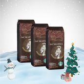Starbucks Yılbaşı Paketi Sumatra Çekirdek Kahve 250 gr x 3 - 1 Adet