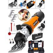Steiner Alman 9900 W Devir Ayarlı Çift Soğutmalı Koyun Kırpma Kırkma Makinesi + 2 Adet Üst Bıçak Tur - Renkli