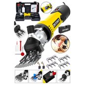 STEİNER Alman 9900 W Devir Ayarlı Çift Soğutmalı Koyun Kırpma Kırkma Makinesi + 4 Adet Üst Bıçak