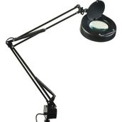 Steweld 8064Esd Işıklı Masa Büyüteçi 3 Diopter Siyah
